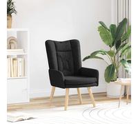 vidaXL sillón Negro 63 x 67 x 94 cm Tela y contrachapado