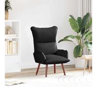 vidaXL Sillón Negro 69 x 74 x 93 cm Cuero artificial, ergonómico y moderno