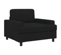 vidaXL Sillón Negro Tela