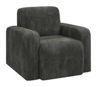 vidaXL Sillón Gris Antracita Pana