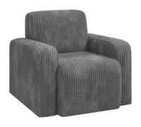 vidaXL Sillón Gris Claro Pana