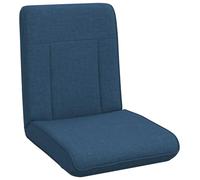 vidaXL Sillón reclinable con reposapiés ajustable, color azul, tapizado en tela