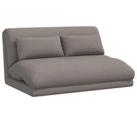 vidaXL Sillón reclinable con reposapiés ajustable, color beige