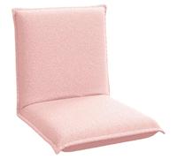 vidaXL Sillón reclinable con reposapiés ajustable, color rosa, tapizado en imitación piel de oveja