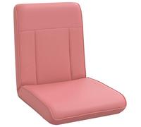 vidaXL Sillón reclinable con reposapiés, color rosa, tapizado en cuero sintético