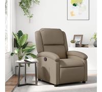 vidaXL Sillón reclinable de cuero sintético color capuchino