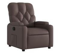 vidaXL Sillón reclinable de cuero sintético – Crema, Rojo, Vino tinto y más