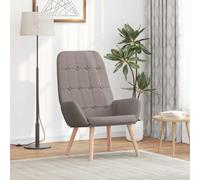 vidaXL Sillón reclinable de tela color topo