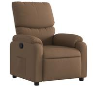 vidaXL Sillón reclinable de tela Gris claro, Gris oscuro, Negro Sillon Dormitorio Sillon Comodos Silla Relax Sillón Sofá Brown