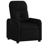 vidaXL Sillón reclinable de tela Gris claro, Gris oscuro, Negro Sillon Dormitorio Sillon Comodos Silla Relax Sillón Sofá Black
