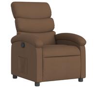 vidaXL Sillón reclinable de tela gris taupe en color Taupé/Rojo vino tinto/Marrón y más