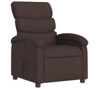 vidaXL Sillón reclinable de tela gris taupe en color Taupé/Rojo vino tinto/Marrón y más