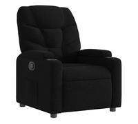 vidaXL Sillón reclinable de Tela Negro