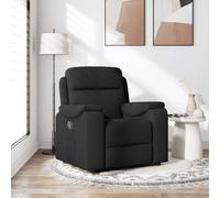 Sillón Reclinable De Tela Negro Vidaxl
