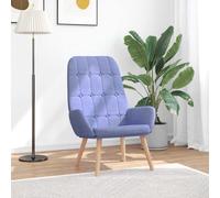 vidaXL Sillón reclinable de tela vaquera azul