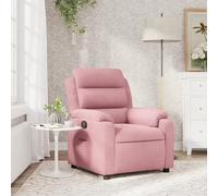vidaXL Sillón reclinable de terciopelo rosa