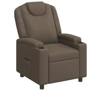 vidaXL Sillón reclinable Gris 75 x 95 x 106 cm Tela
