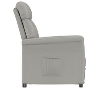 vidaXL Sillón reclinable Gris Claro