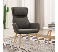 vidaXL Sillón reclinable gris oscuro, tapizado en terciopelo - Sillón reclinable - Sillones reclinables - Silla - Sillón