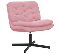 vidaXL Sillón Relax giratorio Rosa 63 x 75 x 76 cm Terciopelo