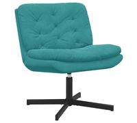 vidaXL Sillón Relax giratorio Tuquesa 63 x 75 x 76 cm Terciopelo