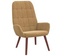 vidaXL Sillón Relax Marrón de Terciopelo