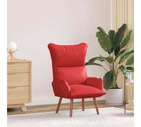 vidaXL sillón Rojo 69 x 74 x 93 cm Cuero artificial