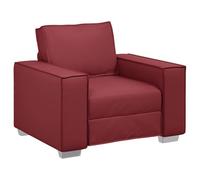 Sillón Rojo Vino 100 Cm Cuero Sintético Vidaxl