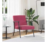 vidaXL sillón Rojo vino 59 x 75 x 78 cm Terciopelo