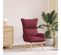 vidaXL sillón Rojo vino 69 x 74 x 93 cm Tela y contrachapado