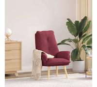 vidaXL sillón Rojo vino 69 x 74 x 93 cm Tela y contrachapado