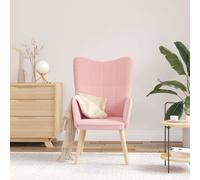 vidaXL sillón Rosa 62 x 67 x 95,5 cm Tela Sherpa