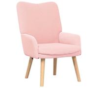 vidaXL sillón Rosa 63 x 67 x 94 cm Tela, Sillón, diseño Moderno, Silla de Relax Duradera, Asiento Acolchado para la Sala, Mueble de Oficina ergonómico