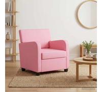 vidaXL Sillón Rosa Tela