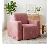 vidaXL Sillón Rosa Terciopelo
