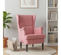 vidaXL Sillón Rosa Terciopelo