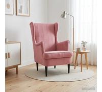 vidaXL Sillón Terciopelo 65 x 79 x 100 cm Multicolor Rosa