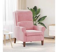 vidaXL sillón Rosa Terciopelo