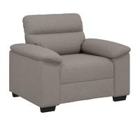 vidaXL Sillón Sofá Tela 100x81x84 cm Multicolor Topo