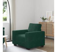 Sillón Sofá Verde Oscuro 100x77x82 Cm Terciopelo Vidaxl