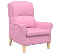 vidaXL Sillón Asiento moderno para sala - Decorativo, acogedor y elegante - Tela rosa
