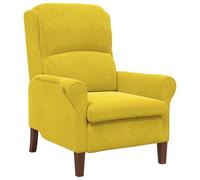 vidaXL sillón Amarillo Terciopelo