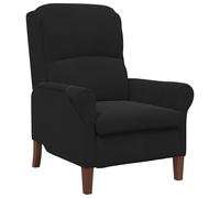 vidaXL sillón Terciopelo Multicolor Negro