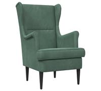 vidaXL Sillón Terciopelo Multicolor Verde mar