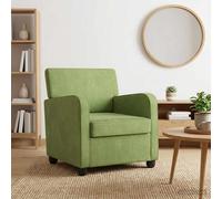 vidaXL Sillón Verde claro Terciopelo