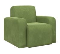 vidaXL Sillón Terciopelo Verde claro 88 x 90 x 77 cm