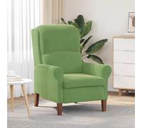 Sillón Verde Claro Terciopelo Vidaxl
