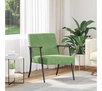 vidaXL sillón Verde claro Terciopelo