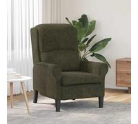 vidaXL sillón Verde ejército Cuero sintético