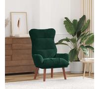 vidaXL sillón 69 x 74 x 93 cm Terciopelo Multicolor Verde oscuro